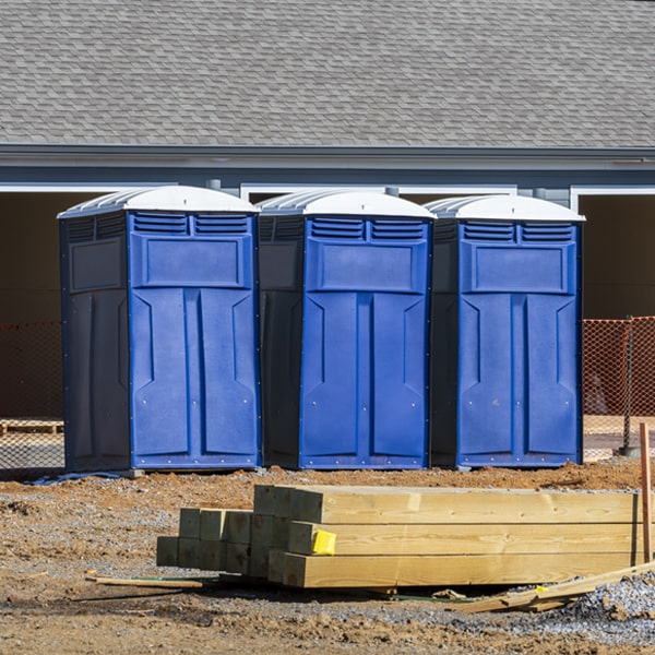 how do you ensure the porta potties are secure and safe from vandalism during an event in Aurora ME